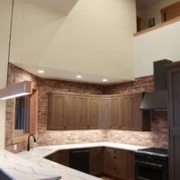 Durango, Colorado, residential, architecture, general contractor, durango contractor, durango remodeling contractor, durango remodeling company, Durango home builder, new home durango, durango remodel, design build, durango builder, custom home, kitchen, stone countertop, brick back splash, stainless steel appliances, lighting, cabinet, exhaust hood